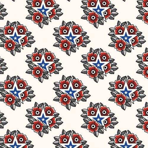 Pop Stars Tattoo Stars White