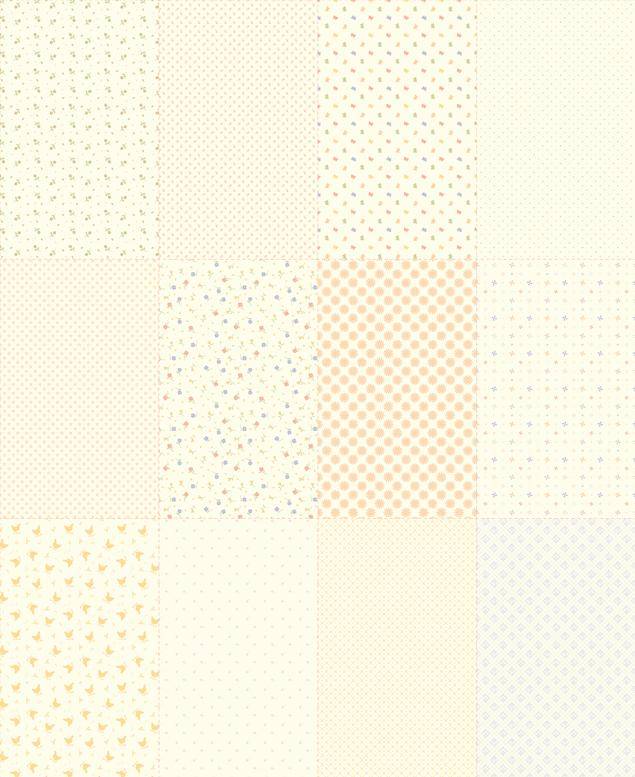 Pastel Prairie Low Volume Sampler Porcelain