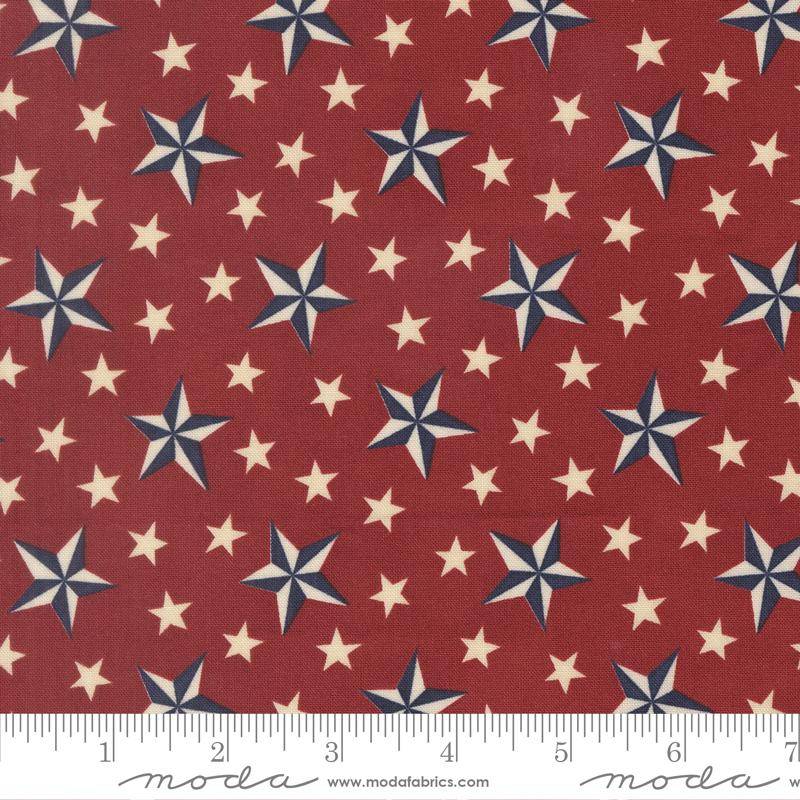 America 250 Years Tossed Stars bBrave Crimson