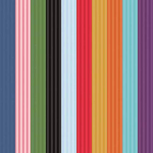1/8 inch Tonal Stripe Fabric Pack - 10 Fat Quarters