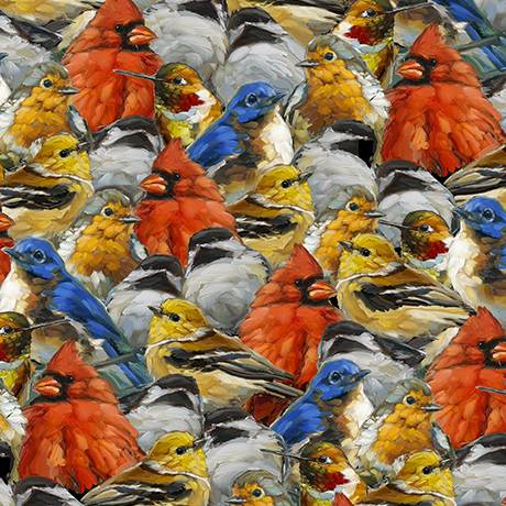 Joyful Garden Packed Birds