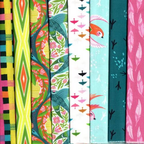 What the Birds said Fabric Pack - 8 Fat Quarters