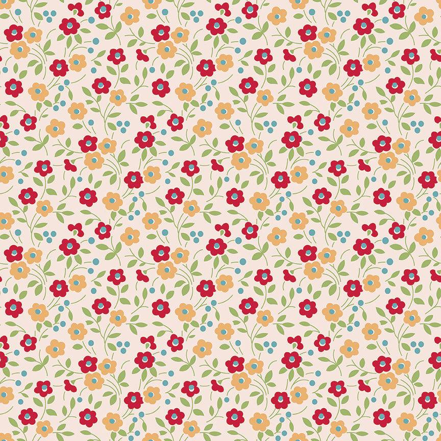 Farmer's Daughter by Lori Holt 108" Wide Back Floral Jazzberry