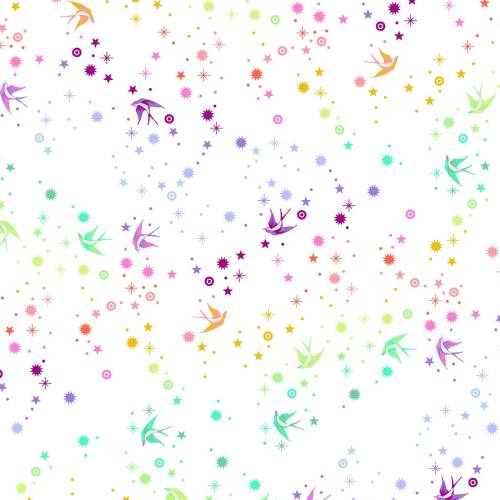 Tula Pink True Colors Fairy Dust White
