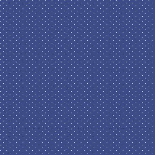 Aunt Grace Goes Bold Pin Dot Blue