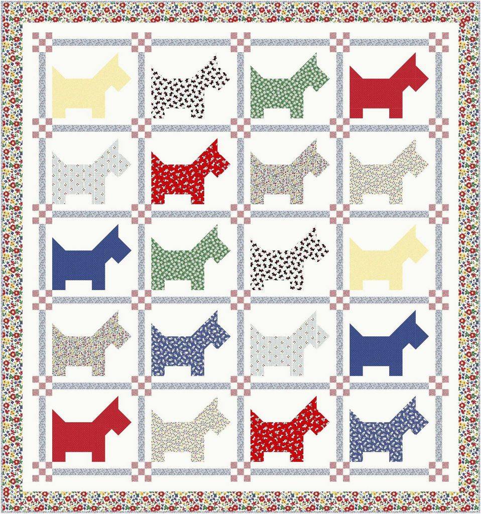 Scotties Quilt - FREE PATTERN DOWNLOAD