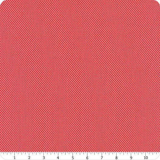 Bee Plaids October Red