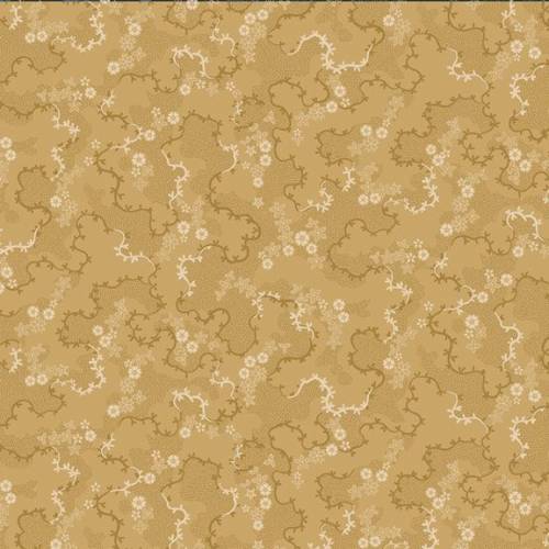 Indigo Schoolhouse Flower Field Gold