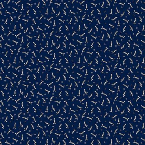Indigo Schoolhouse Leaf Navy