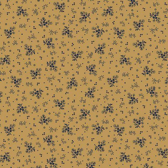 Indigo Schoolhouse Sprigs Gold