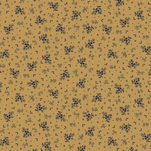 Indigo Schoolhouse Sprigs Gold