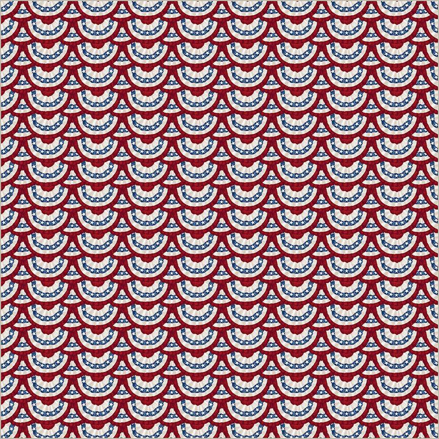 American Tribute Patriotic Bunting Multi