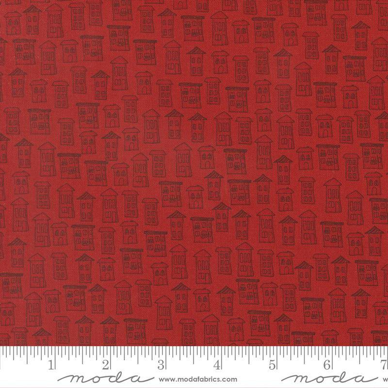 Independence Day American Houses Red