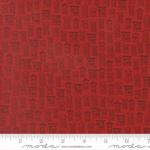 Independence Day American Houses Red