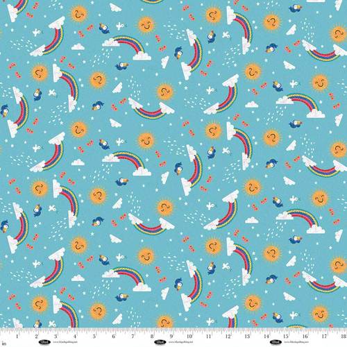 Noah and Friends Rainbows - Light Blue