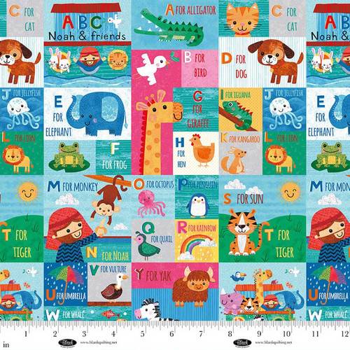 Noah and Friends Patchwork - Multi