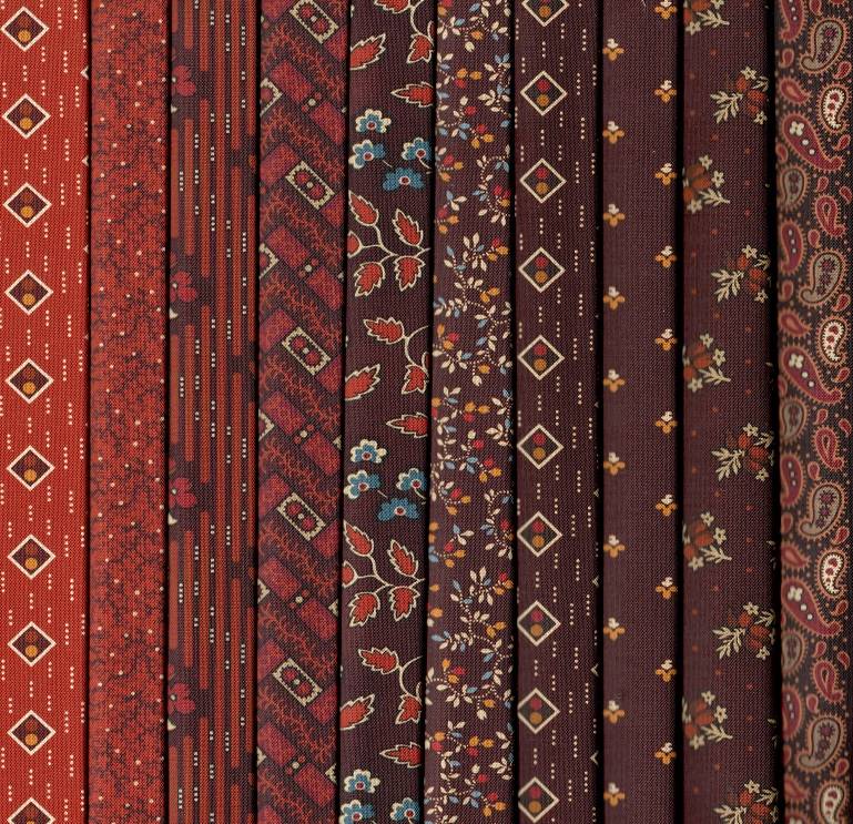 Pamelia's Path Fabric Pack - 10 Fat Quarters