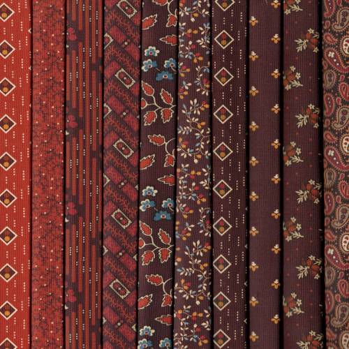 Pamelia's Path Fabric Pack - 10 Fat Quarters