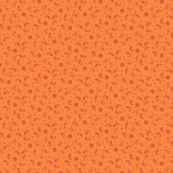 Sanibel Island Mini Paisley Orange