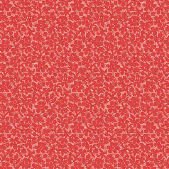 Sanibel Island Woven Flowers Red