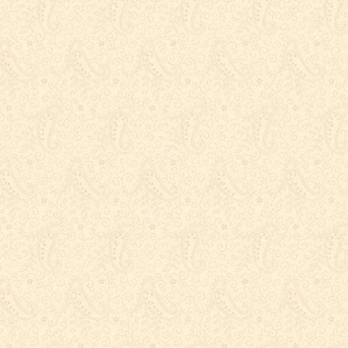 Sanibel Island Dotted Paisley Cream