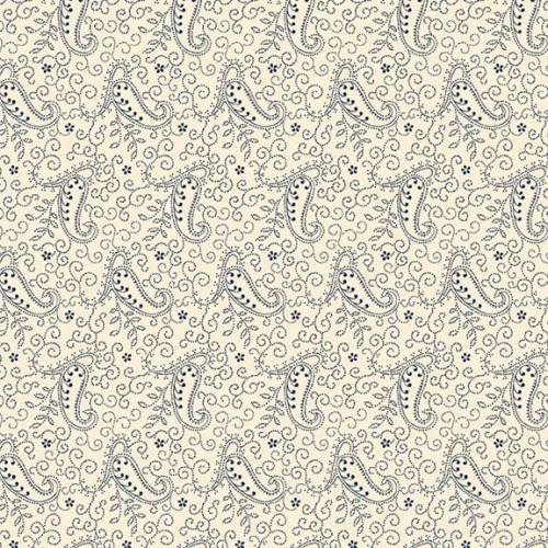 Sanibel Island Dotted Paisley Navy