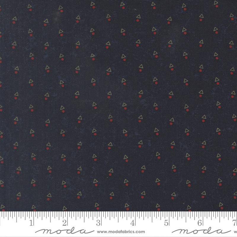 Quail Run Triangle Dot Indigo