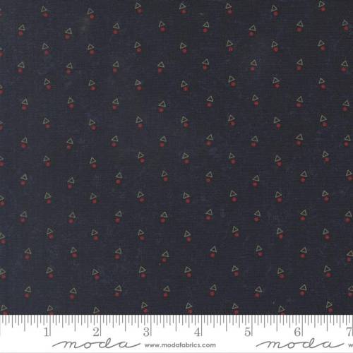 Quail Run Triangle Dot Indigo