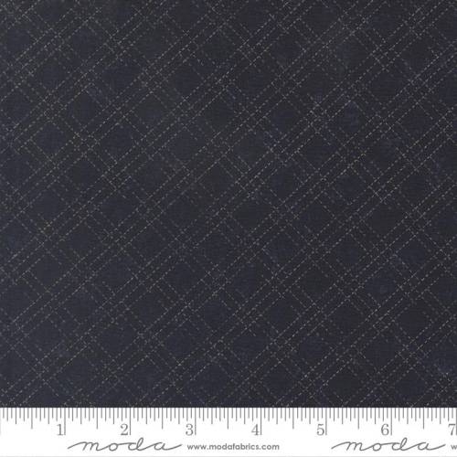 Quail Run Stitched Plaid Indigo