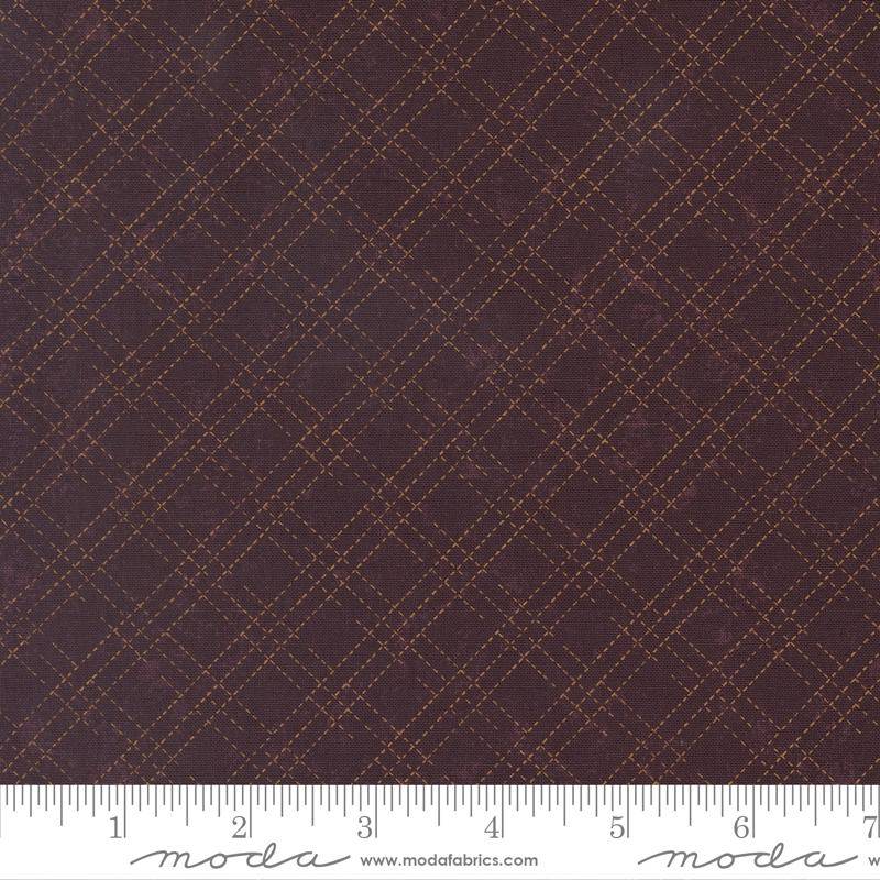 Quail Run Stitched Plaid Mulberry