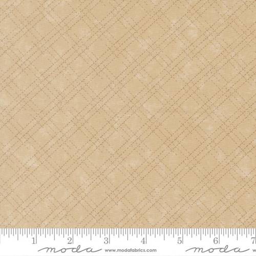 Quail Run Stitched Plaid Tonal Tan