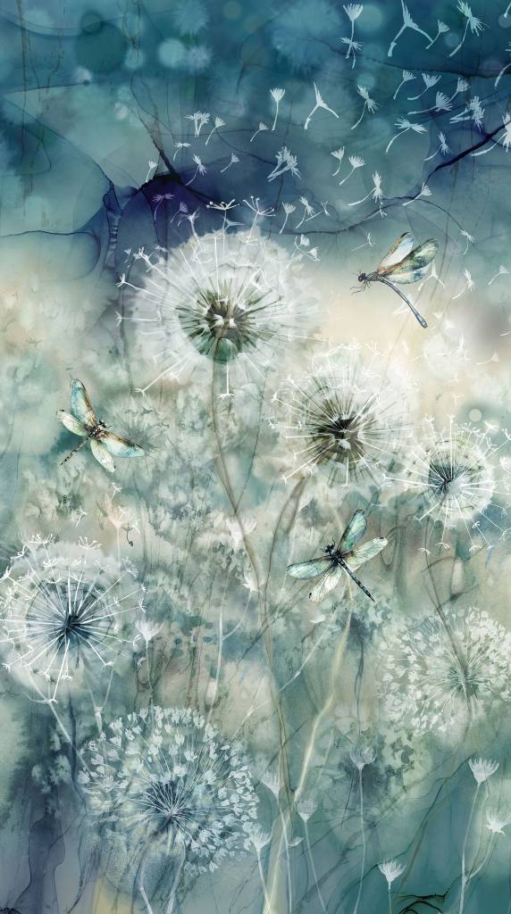 Whisper Panel Teal Multi