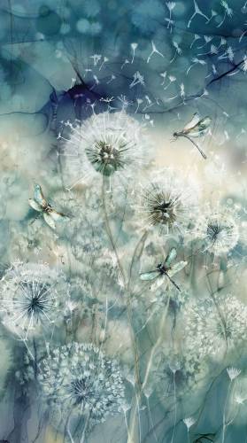 Whisper Panel Teal Multi