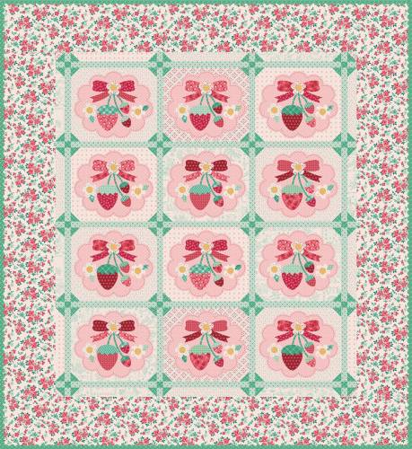 Berry & Sage Strawberry Crush Sew Along Quilt Kit