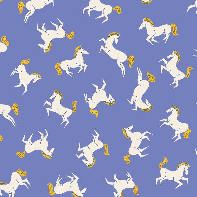 The Iliad Brave Horses - Blue