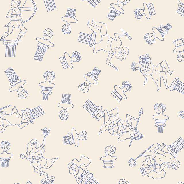 The Iliad Sculptures and Busts - Blue