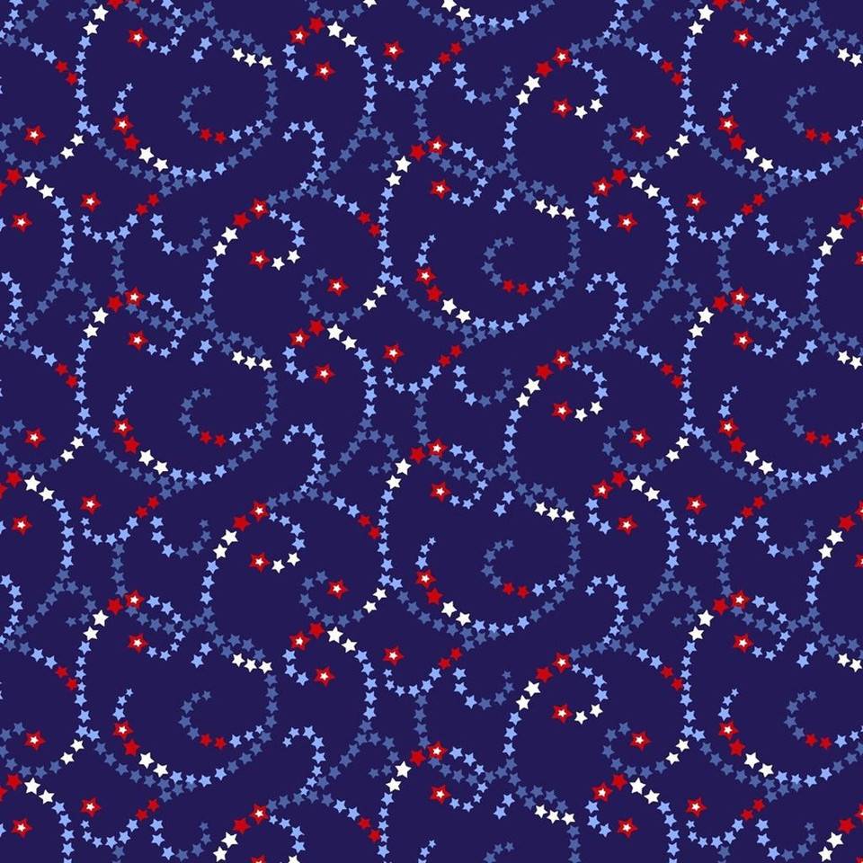 Americana 108 Small Allover Stars