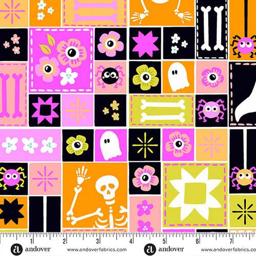 Ghostly Garden Sew Spooky Pink