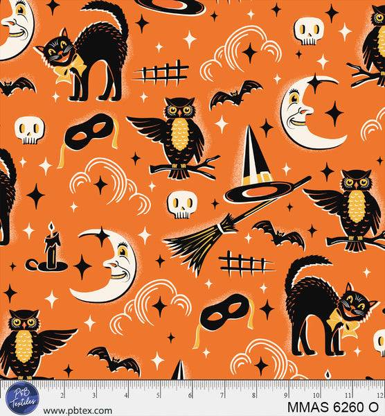 Midnight Masquerade Vintage Halloween - Orange