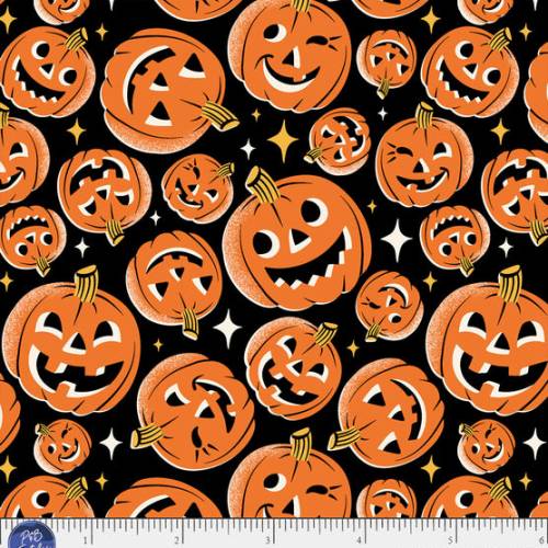 Midnight Masquerade Tossed Pumpkins - Black