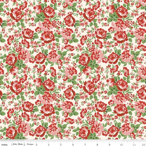 Cowgirl Floral Red