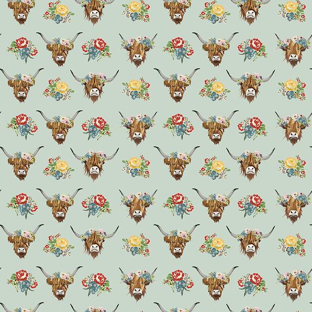 Cowgirl Highland Cows Misty