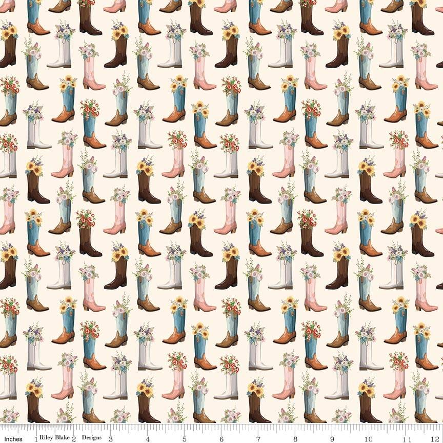Cowgirl Boots Cream