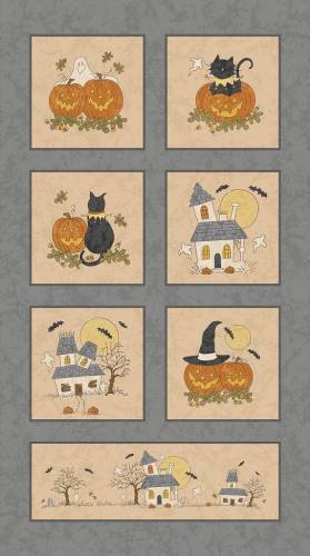 Halloween Haunts 24" Panel Multi