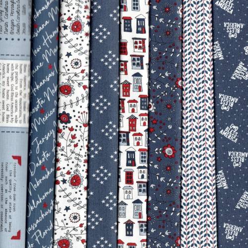 Independence Day Fabric Pack - 8 Fat Quarters