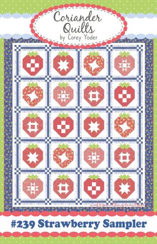 Strawberry Sampler Quilt Pattern