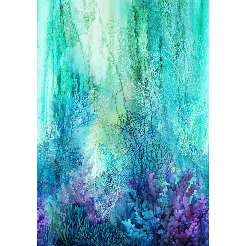 Coral Reef Turq Multi Extra Wide