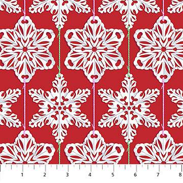 Cozy Christmas Paperflakes Red Hot