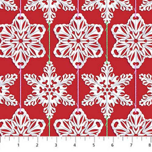Cozy Christmas Paperflakes Red Hot