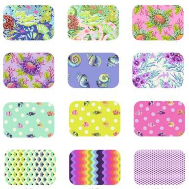 Floral Reef Fabric Pack - 12 Fat Quarters